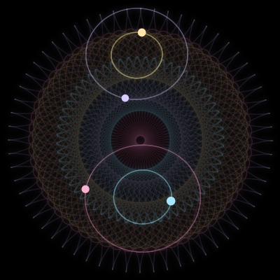 Paths of #3407_4, a 4-body orbit