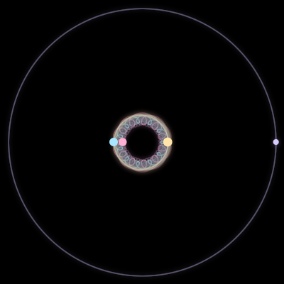 Paths of #3910_4, a 4-body orbit