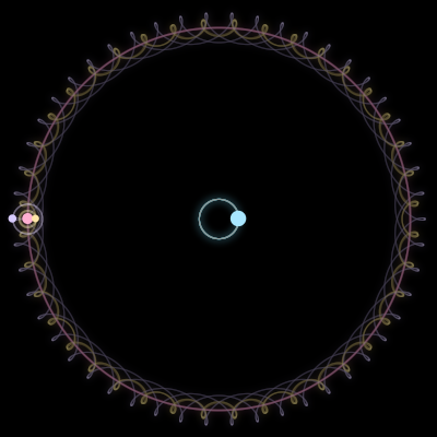 Paths of #5555_4, a 4-body orbit