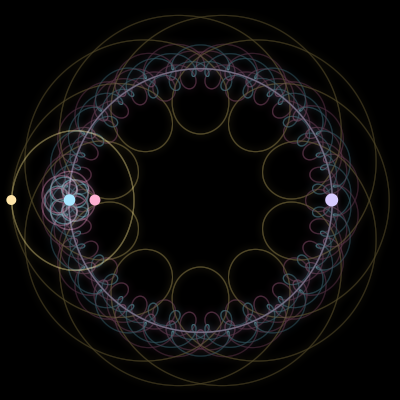 Paths of #6210_4, a 4-body orbit