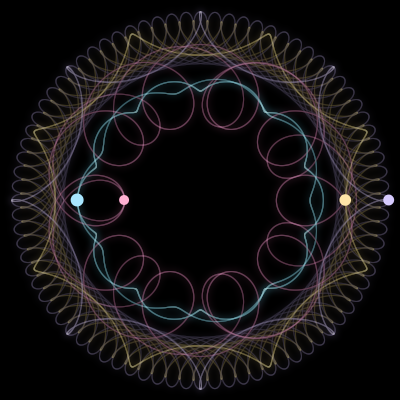 Paths of #6665_4, a 4-body orbit