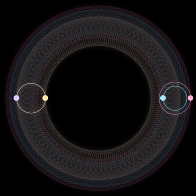 Paths of #7302_4, a 4-body orbit