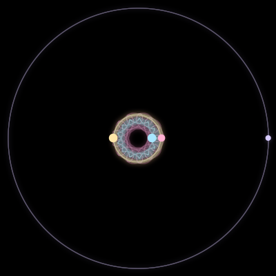 Paths of #7493_4, a 4-body orbit