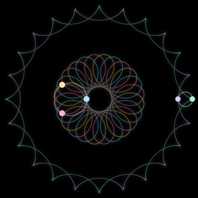 Paths of #2347_5, a 5-body orbit