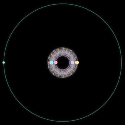 Paths of the 5 bodies of #2463_5