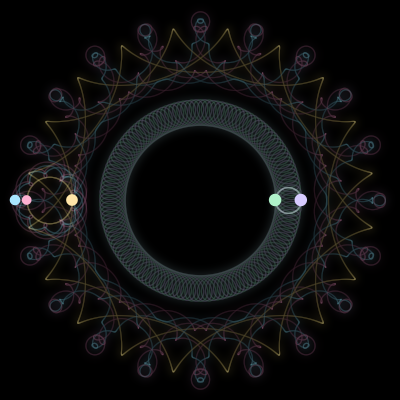 Paths of #2728_5, a 5-body orbit