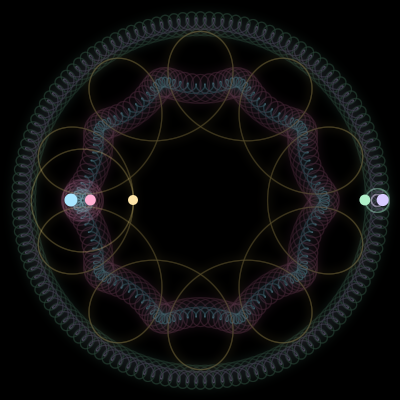 Paths of #3278_5, a 5-body orbit