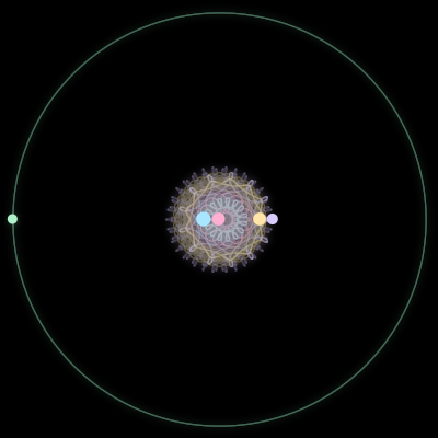 Paths of #4874_5, a 5-body orbit