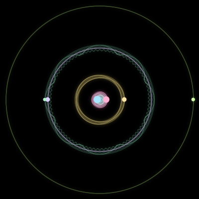 Paths of #2389_6, a 6-body orbit