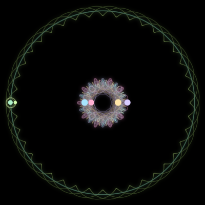 Paths of #2643_6, a 6-body orbit