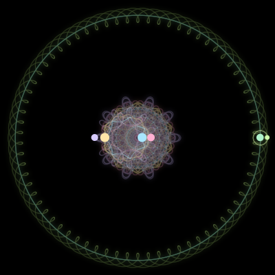 Paths of #3552_6, a 6-body orbit