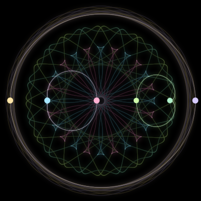 Paths of the 6 bodies of #467_6