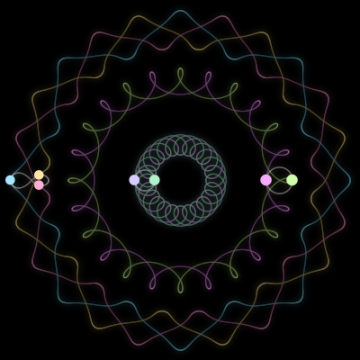 Paths of the 7 bodies of #175_7