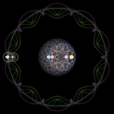 Paths of #2202_7, a 7-body orbit