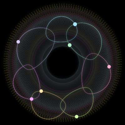 Paths of the 7 bodies of #272_7