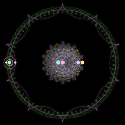 Paths of #313_7, a 7-body orbit