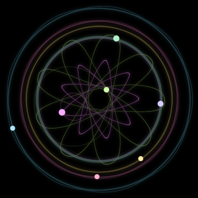Paths of #3167_7, a 7-body orbit