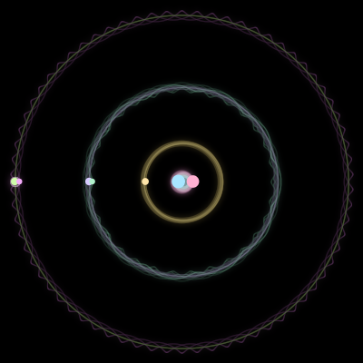 Paths of #324_7, a 7-body orbit
