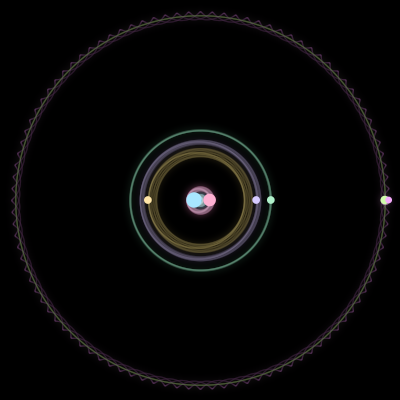 Paths of #3280_7, a 7-body orbit