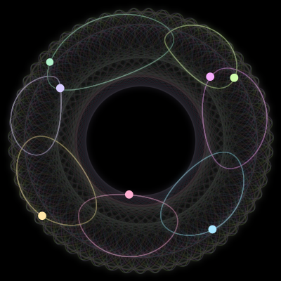 Paths of the 7 bodies of #339_7