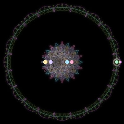 Paths of the 7 bodies of #914_7
