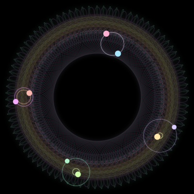Paths of the 8 bodies of #1002_8