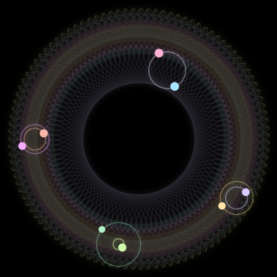 Paths of the 8 bodies of #1093_8