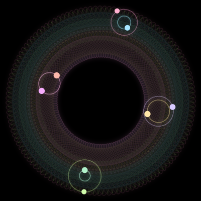 Paths of the 8 bodies of #1147_8