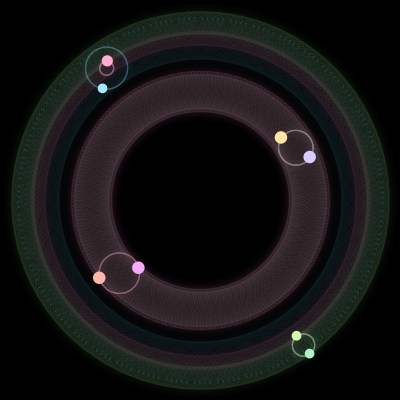 Paths of the 8 bodies of #1193_8