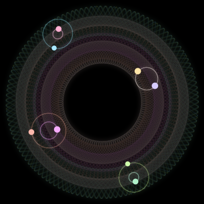 Paths of the 8 bodies of #1456_8