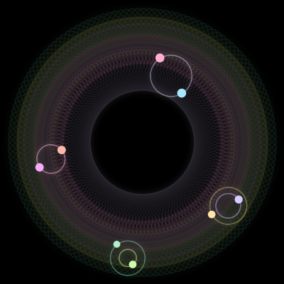 Paths of #1472_8, a 8-body orbit