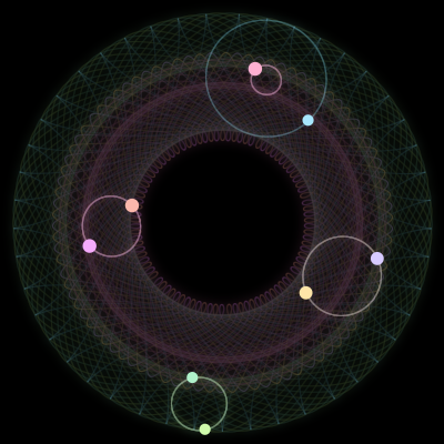 Paths of #1857_8, a 8-body orbit