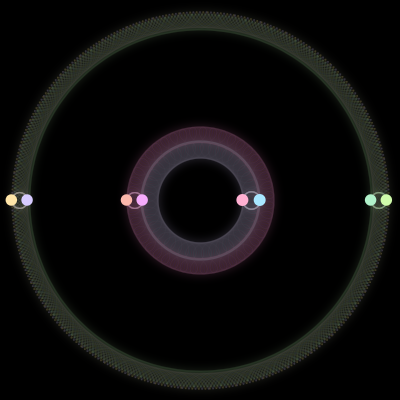 Paths of #1915_8, a 8-body orbit