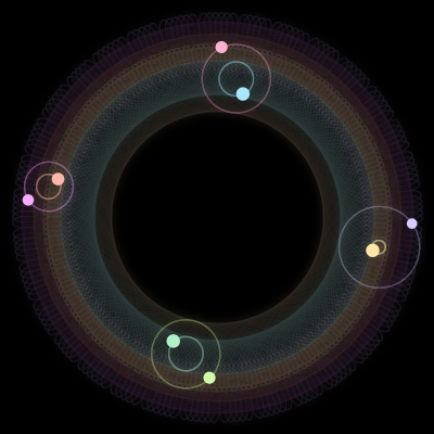 Paths of #1926_8, a 8-body orbit