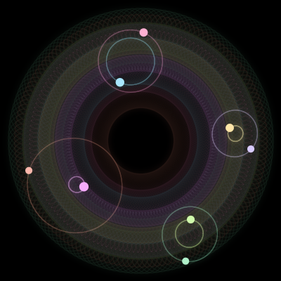 Paths of the 8 bodies of #1940_8