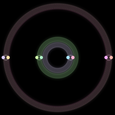 Paths of #2004_8, a 8-body orbit