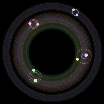 Paths of #2048_8, a 8-body orbit