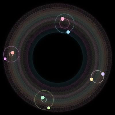 Paths of #2122_8, a 8-body orbit
