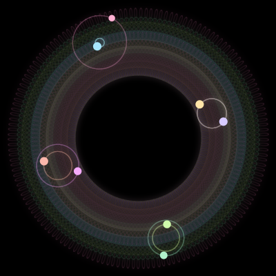 Paths of #2222_8, a 8-body orbit
