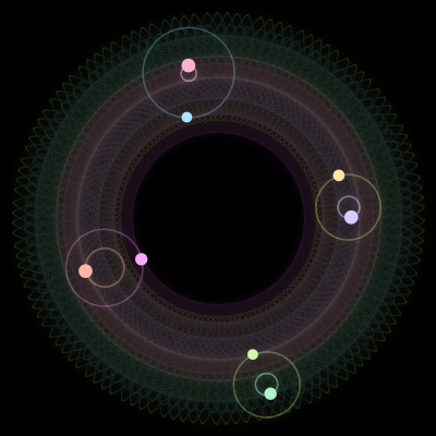 Paths of the 8 bodies of #2379_8