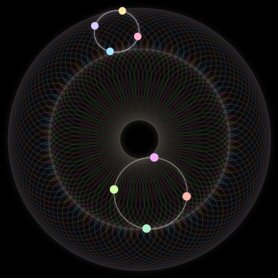 Paths of #238_8, a 8-body orbit