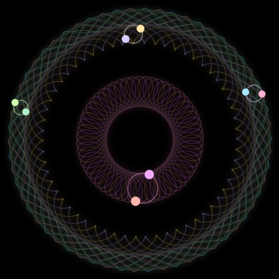Paths of #2433_8, a 8-body orbit