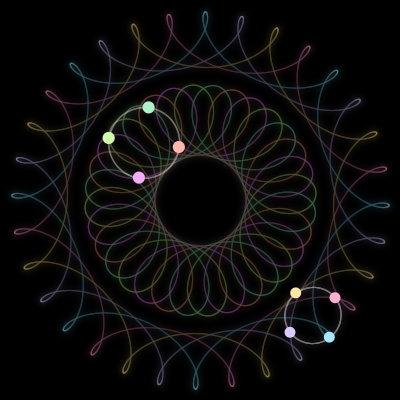 Paths of #2469_8, a 8-body orbit