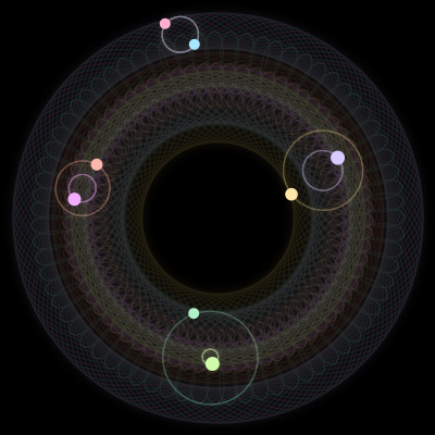 Paths of the 8 bodies of #2557_8