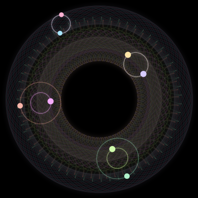 Paths of #2617_8, a 8-body orbit