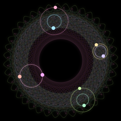 Paths of #2671_8, a 8-body orbit