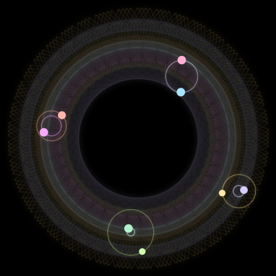 Paths of #2673_8, a 8-body orbit