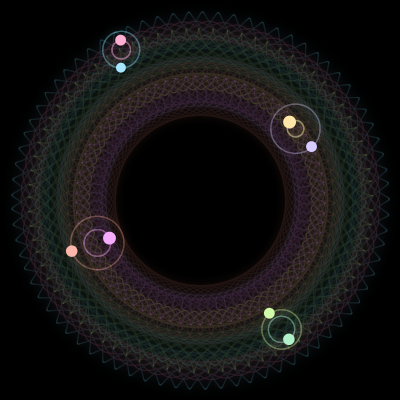 Paths of #2744_8, a 8-body orbit