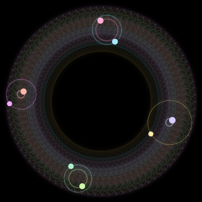 Paths of #2749_8, a 8-body orbit