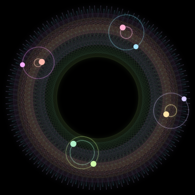 Paths of #2756_8, a 8-body orbit